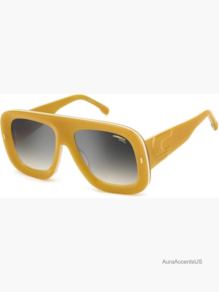 Square Gradient Sunglasses With Uv Protection Acetate Frame 57mm